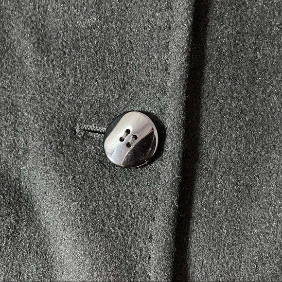 Company Ellen Tracy Black Wool/Angora Blend Coat Sz: 16 - Picture 7 of 10